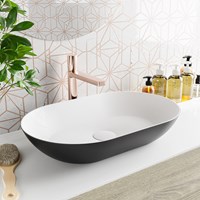 ONNI Waskom solid surface 55cm kleur Urban / Talc