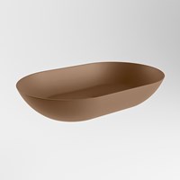 ONNI aufsatzwaschbecken solid surface 55cm farbe Rust / Rust.-3