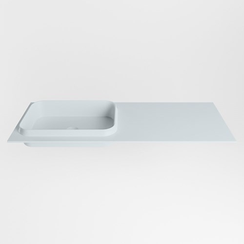 RIDGE Clay Lavabo incasso solid surface 121cm. Posizione lavabo Sinistra.-2