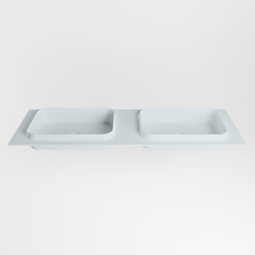RIDGE Clay Einbauwaschbecken aus solid surface (mineralwerkstoff) 150cm. Waschbeckenposition Doppelt.-2