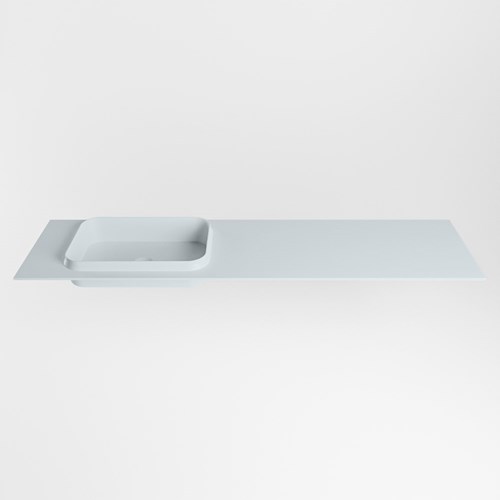 RIDGE Clay Lavabo incasso solid surface 171cm. Posizione lavabo Sinistra.-2