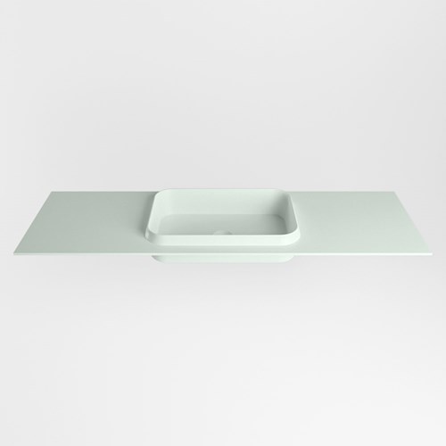 RIDGE Greey Lavabo incasso solid surface 141cm. Posizione lavabo Centro.-2