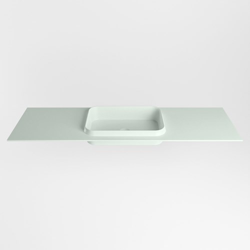RIDGE Greey Inset / Built-in Basin solid surface 151cm. Position basin Center.-2