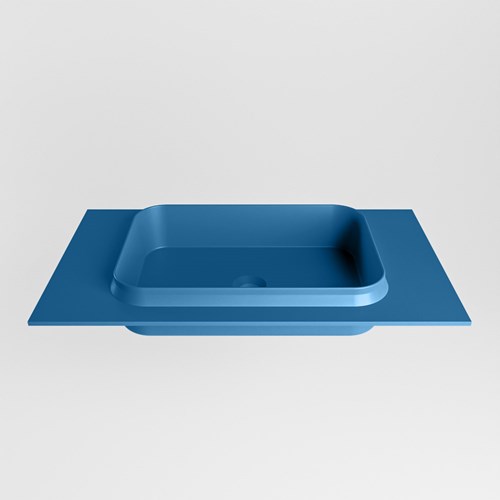 RIDGE Jeans Inset / Built-in Basin solid surface 80cm. Position basin Center.-2