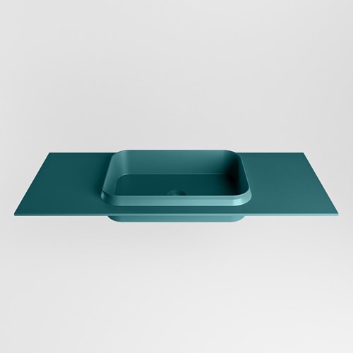 RIDGE Smag Lavabo incasso solid surface 111cm. Posizione lavabo Centro.-2