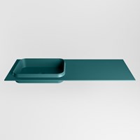RIDGE Smag Lavabo incasso solid surface 130cm. Posizione lavabo Sinistra.-2