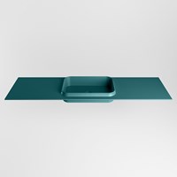 RIDGE Smag Lavabo encastré solid surface 161cm. Position lavabo Centrée.-2