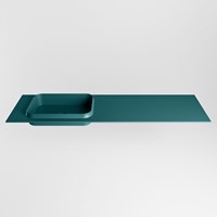 RIDGE Smag Inset / Built-in Basin solid surface 161cm. Position basin Left.-2