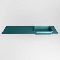 RIDGE Smag Einbauwaschbecken aus solid surface (mineralwerkstoff) 161cm. Waschbeckenposition Rechts.-2