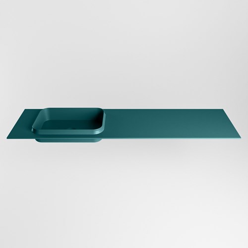 RIDGE Smag Lavabo encastrado de solid surface 170cm. Posición del fregadero Izquierda.-2
