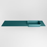 RIDGE Smag solid surface inbouw / inleg wastafel 171cm. Positie wasbak rechts.-2