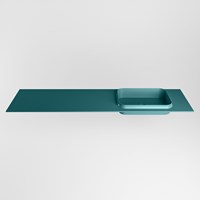 RIDGE Smag Lavabo encastrado de solid surface 181cm. Posición del fregadero Derecho.-2