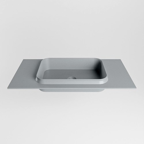 RIDGE Plata Inset / Built-in Basin solid surface 90cm. Position basin Center.-2