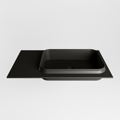 RIDGE Urban Lavabo incasso solid surface 81cm. Posizione lavabo Destra.-2