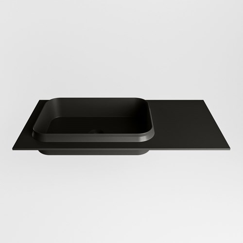 RIDGE Urban Lavabo encastrado de solid surface 90cm. Posición del fregadero Izquierda.-2