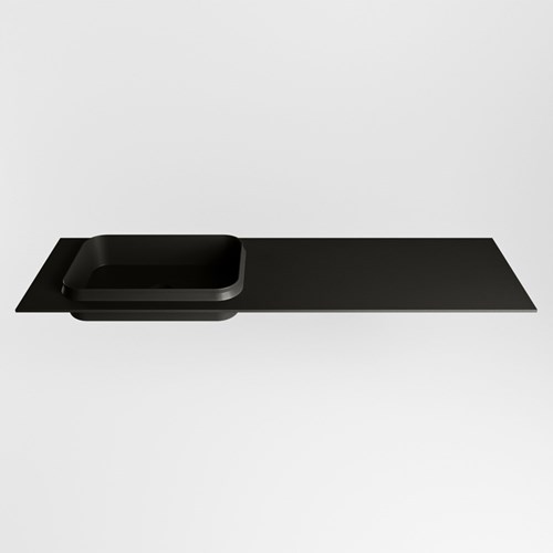 RIDGE Urban Lavabo incasso solid surface 151cm. Posizione lavabo Sinistra.-2