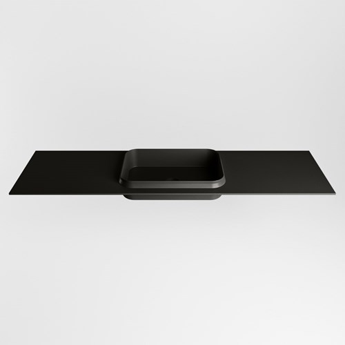 RIDGE Urban Lavabo incasso solid surface 160cm. Posizione lavabo Centro.-2