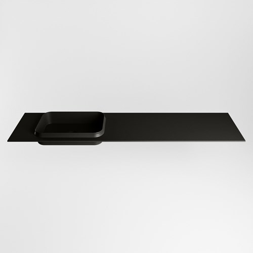 RIDGE Urban Inset / Built-in Basin solid surface 180cm. Position basin Left.-2