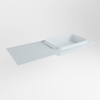 RIDGE Clay Lavabo encastré solid surface 111cm. Position lavabo Droite.