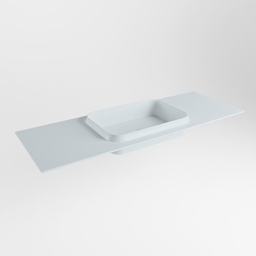 RIDGE Clay Lavabo incasso solid surface 131cm. Posizione lavabo Centro.
