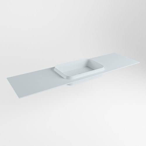 RIDGE Clay Inset / Built-in Basin solid surface 160cm. Position basin Center.