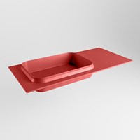RIDGE Fire Inset / Built-in Basin solid surface 101cm. Position basin Left.