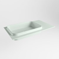 RIDGE Greey Lavabo encastrado de solid surface 81cm. Posición del fregadero Izquierda.