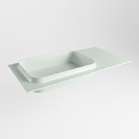 RIDGE Greey Inset / Built-in Basin solid surface 91cm. Position basin Left.