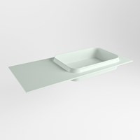RIDGE Greey Lavabo encastrado de solid surface 101cm. Posición del fregadero Derecho.