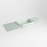 RIDGE Greey Lavabo incasso solid surface 141cm. Posizione lavabo Centro.