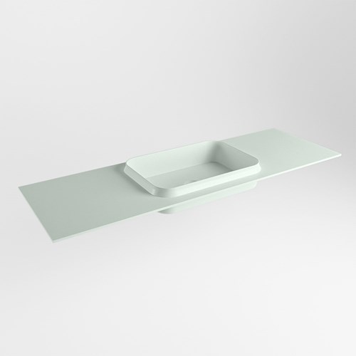 RIDGE Greey Lavabo incasso solid surface 141cm. Posizione lavabo Centro.