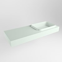 RIDGE Greey Wall-Hung Basin solid surface 121cm. Position basin Right.