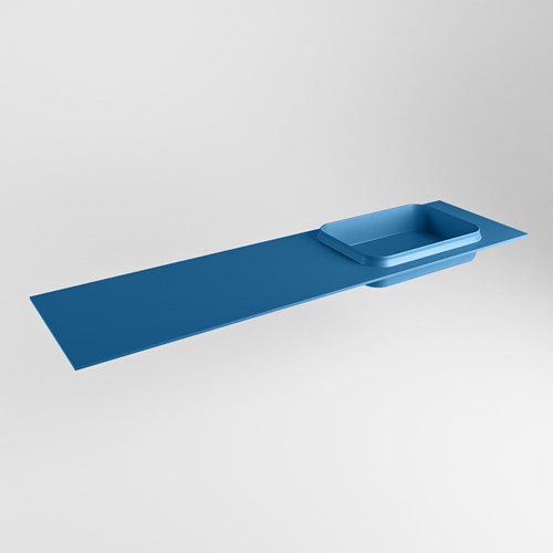 RIDGE Jeans Lavabo encastré solid surface 171cm. Position lavabo Droite.