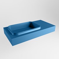RIDGE Jeans Lavabo mural solid surface 90cm. Position lavabo Gauche.