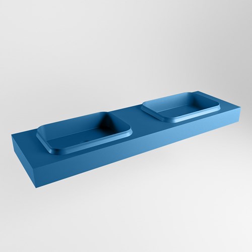 RIDGE Jeans Wall-Hung Basin solid surface 171cm. Position basin Double.