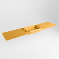 RIDGE Ocher Inset / Built-in Basin solid surface 191cm. Position basin Center.