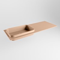 RIDGE Rosee Inset / Built-in Basin solid surface 120cm. Position basin Left.