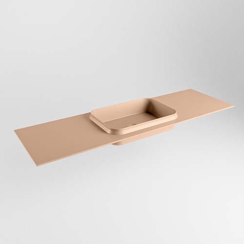 RIDGE Rosee Inset / Built-in Basin solid surface 151cm. Position basin Center.