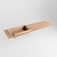 RIDGE Rosee Lavabo encastrado de solid surface 150cm. Posición del fregadero Izquierda.
