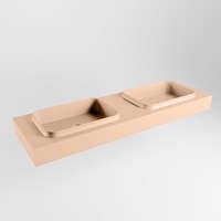 RIDGE Rosee Lavabo mural solid surface 160cm. Position lavabo Double.