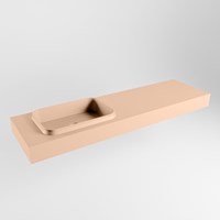 RIDGE Rosee Lavabo mural solid surface 161cm. Position lavabo Gauche.
