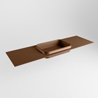 RIDGE Rust Lavabo incasso solid surface 151cm. Posizione lavabo Centro.