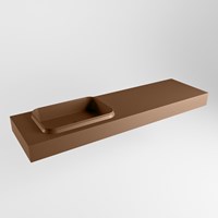 RIDGE Rust Lavabo sospeso à parete solid surface 161cm. Posizione lavabo Sinistra.