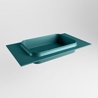 RIDGE Smag Lavabo encastrado de solid surface 80cm. Posición del fregadero Centro.