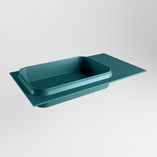 RIDGE Smag Lavabo encastrado de solid surface 80cm. Posición del fregadero Izquierda.