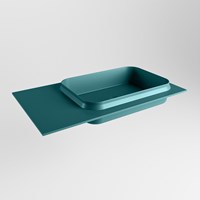 RIDGE Smag Lavabo incasso solid surface 80cm. Posizione lavabo Destra.