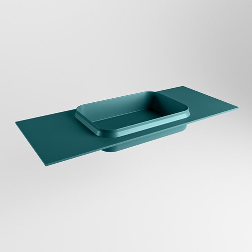 RIDGE Smag Lavabo incasso solid surface 111cm. Posizione lavabo Centro.
