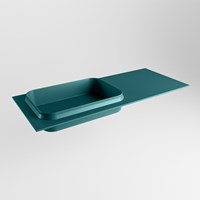RIDGE Smag solid surface inbouw / inleg wastafel 111cm. Positie wasbak links.