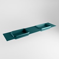 RIDGE Smag Lavabo incasso solid surface 200cm. Posizione lavabo Doppio.