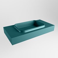 RIDGE Smag Lavabo sospeso à parete solid surface 90cm. Posizione lavabo Centro.